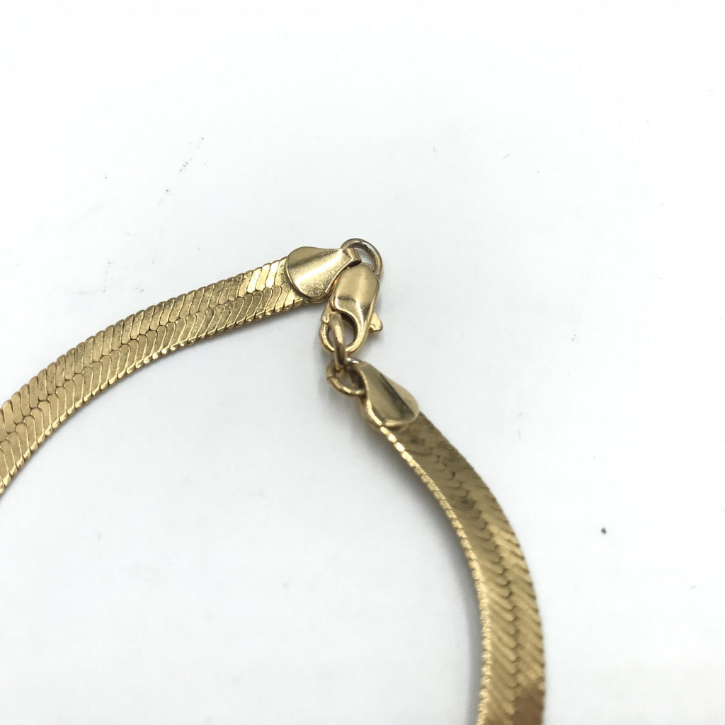 Givenchy Givenchy Gold-Plated Herringbone Chain Women's Bracelet (Pre-Owned)
