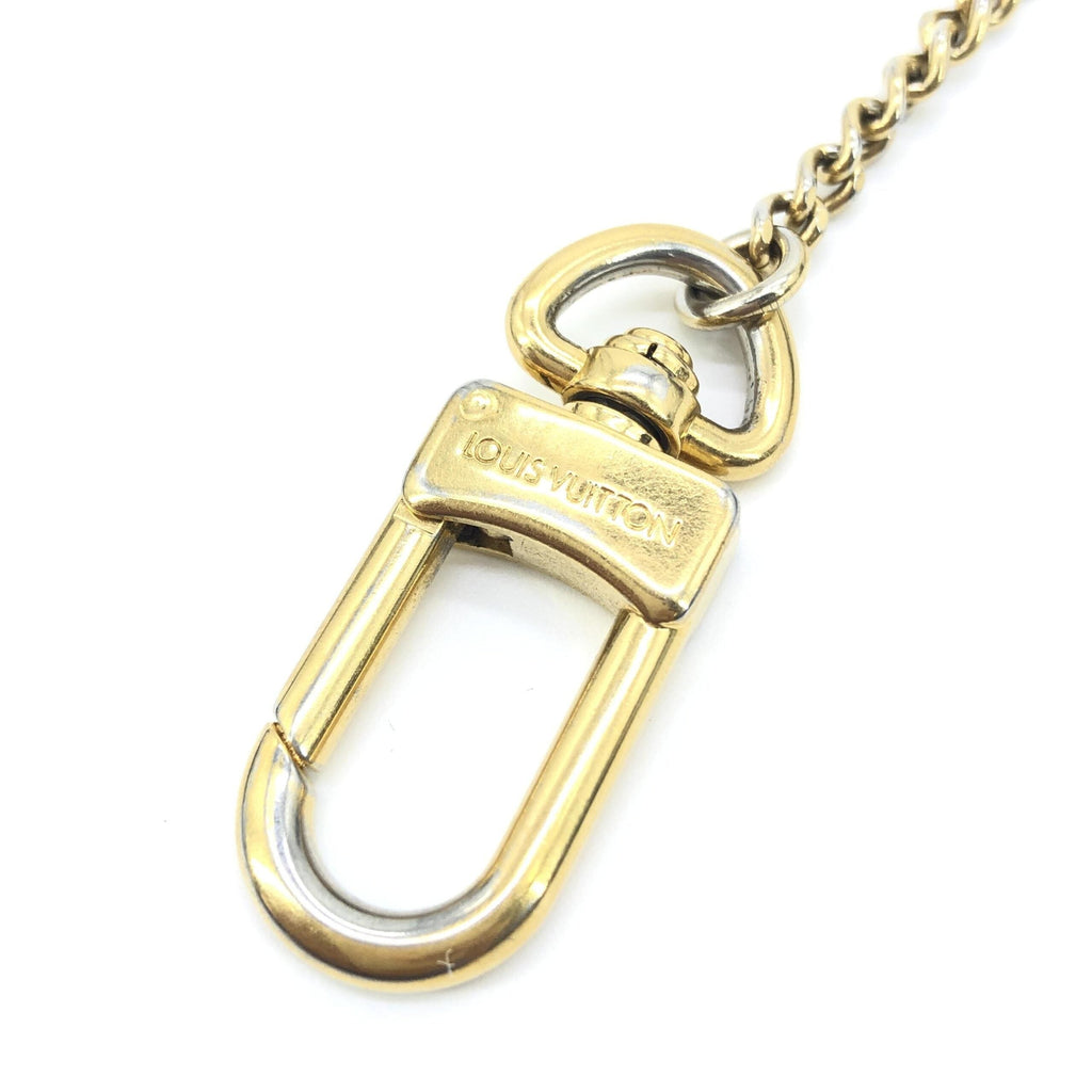 Louis Vuitton Gold Metal Bag Extender Women's Keychain (Pre-Owned)