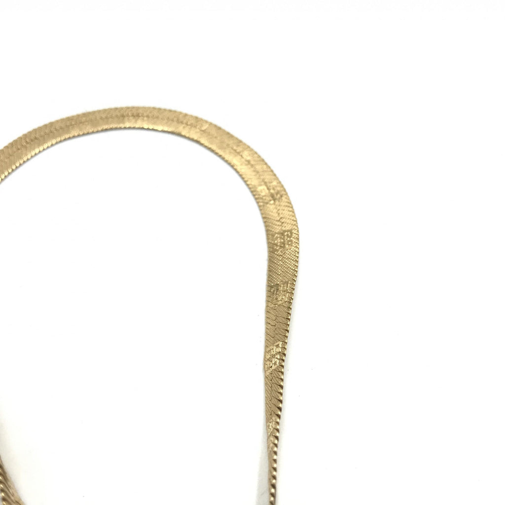 Givenchy Givenchy Gold-Plated Herringbone Chain Women's Bracelet (Pre-Owned)
