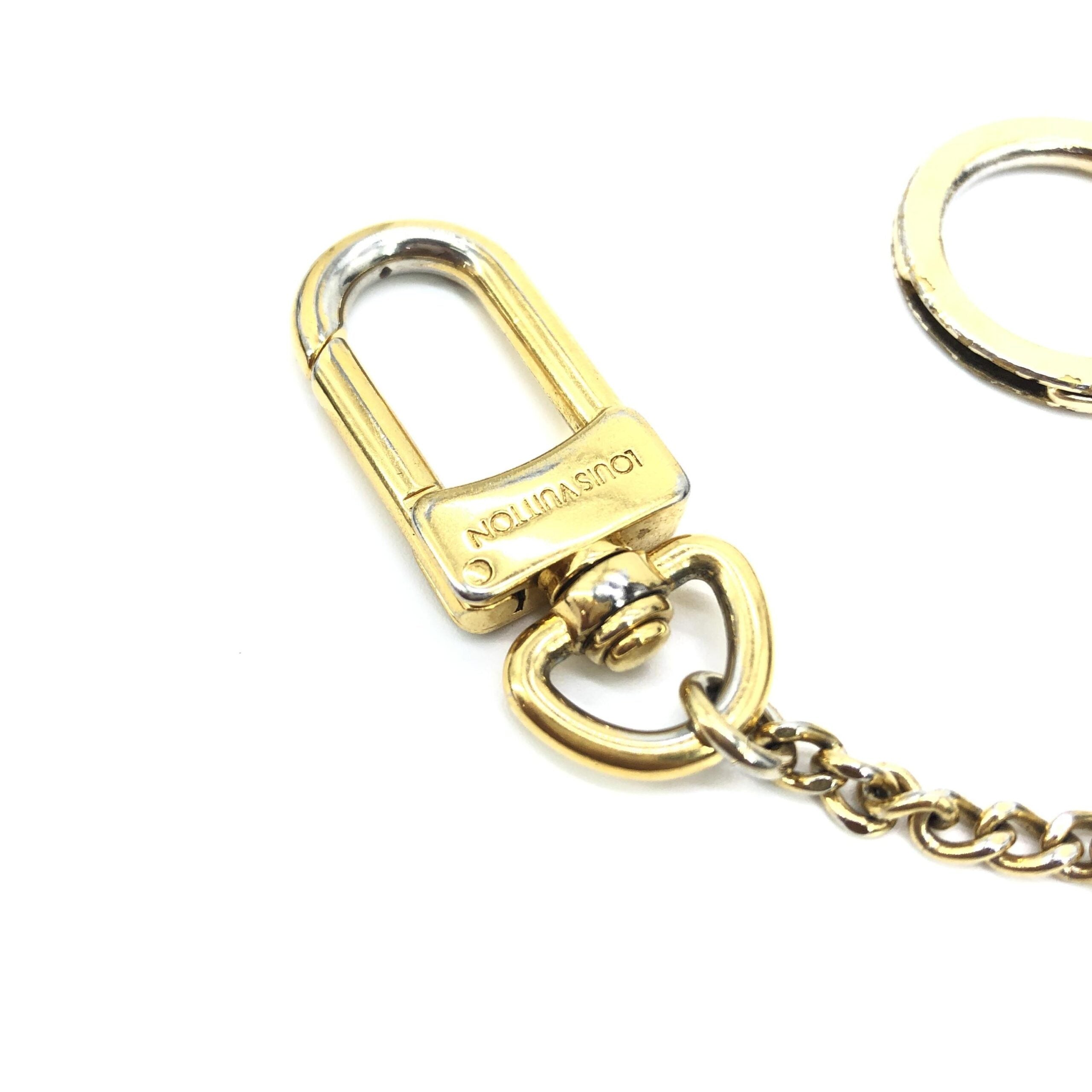 Louis Vuitton Gold Metal Bag Extender Women's Keychain (Pre-Owned)