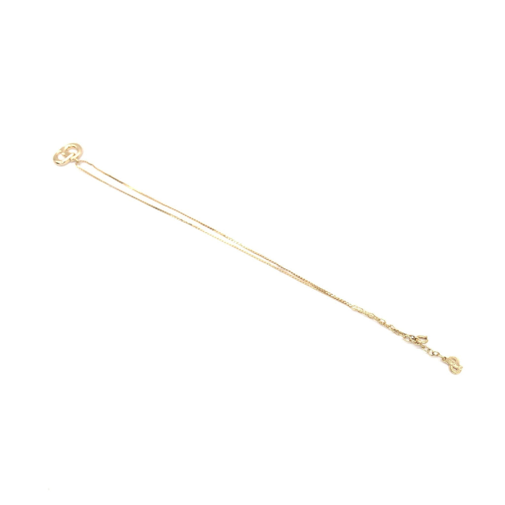 Christian Dior Gold Plated CD Pendant Necklace With Women's Chain (Pre-Owned)