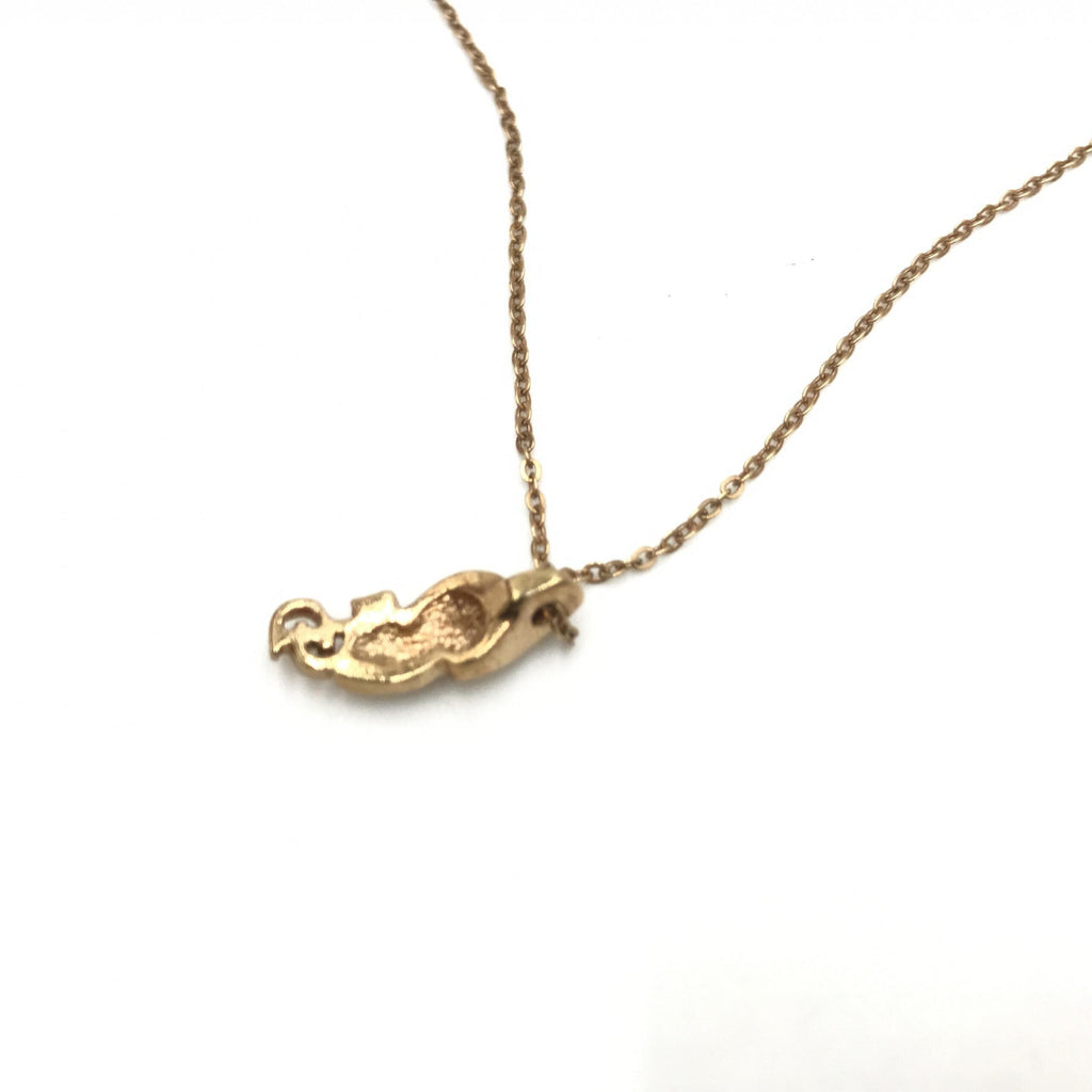 Christian Dior Gold PLated Necklace With Rhinestone Women's Pendant (Pre-Owned)