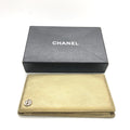 Chanel Gold Tone Caviar Leather Bifold Women's Wallet (Pre-Owned)