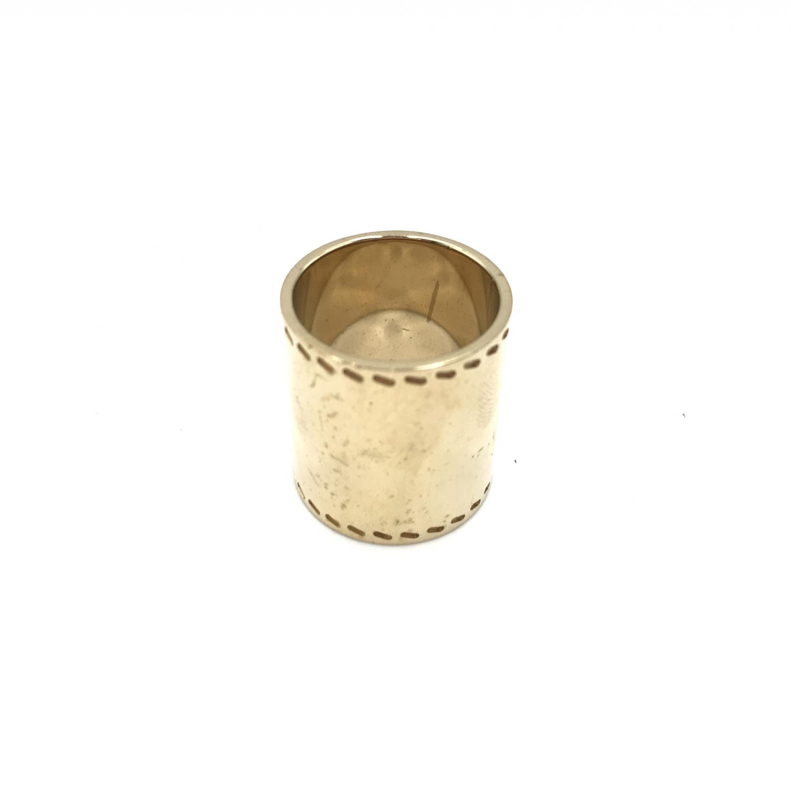 Hermès Gold Tone Scarf Ring Women's Accessory (Pre-Owned)