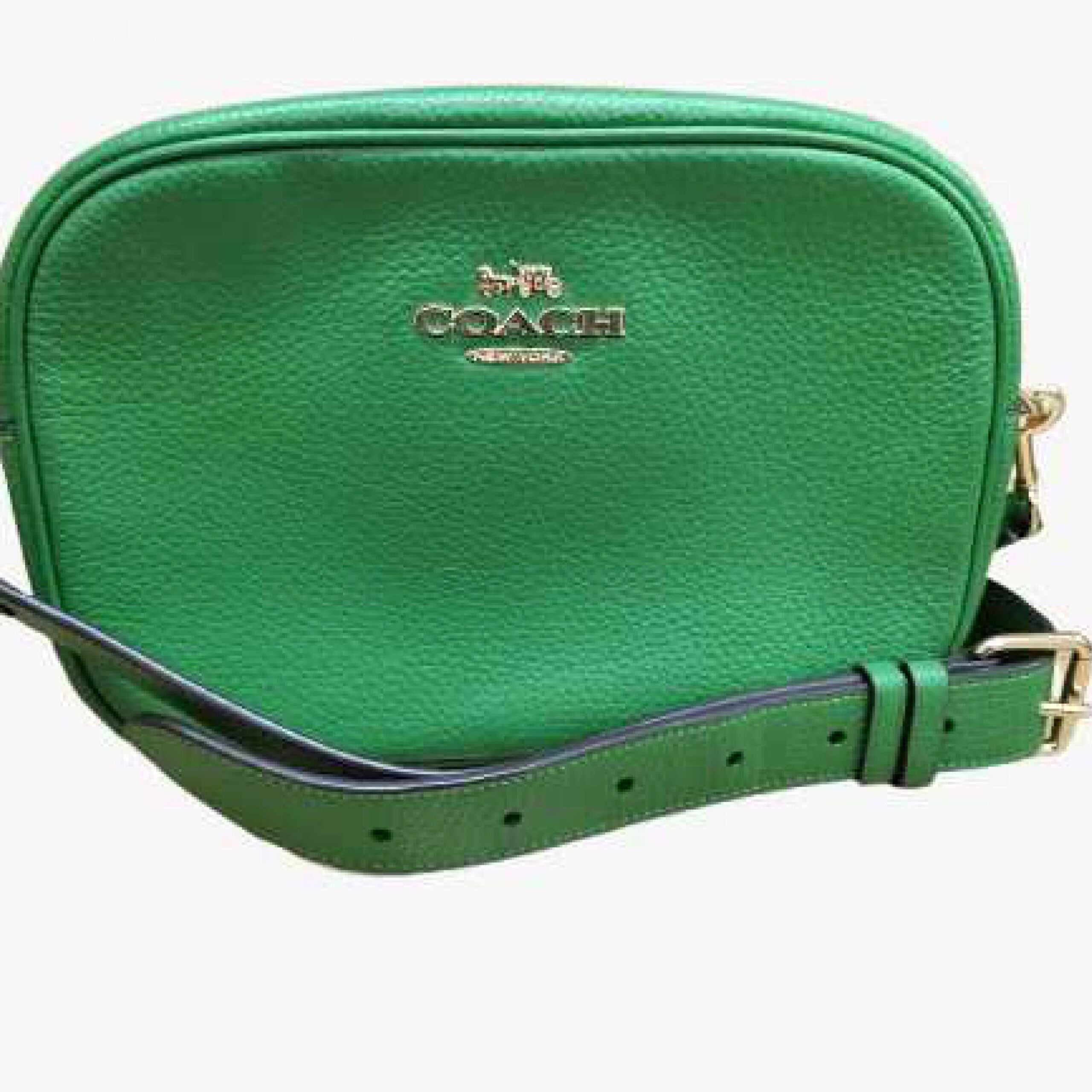 COACH Green Leather Crossbody Camera Women's Bag (Pre-Owned)