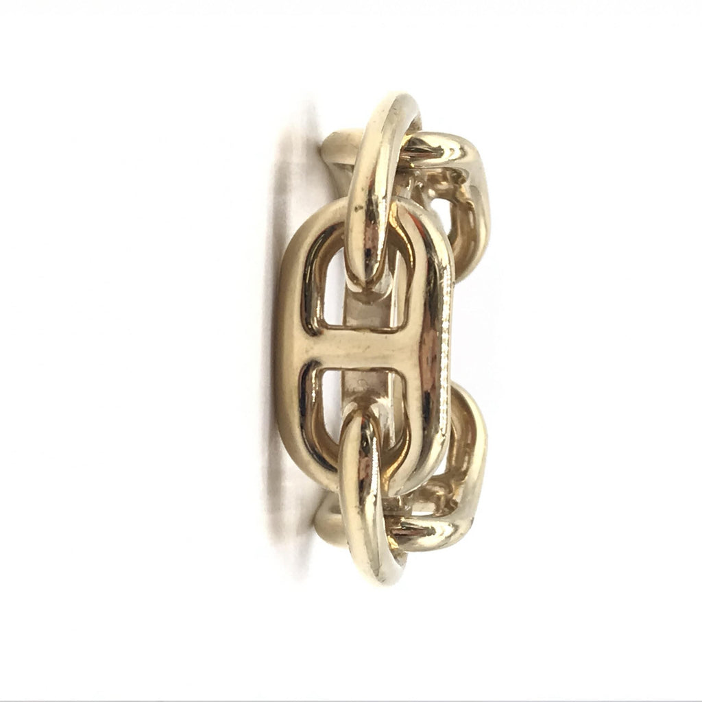 Hermès Gold-Plated Scarf Ring Women's Accessory (Pre-Owned)