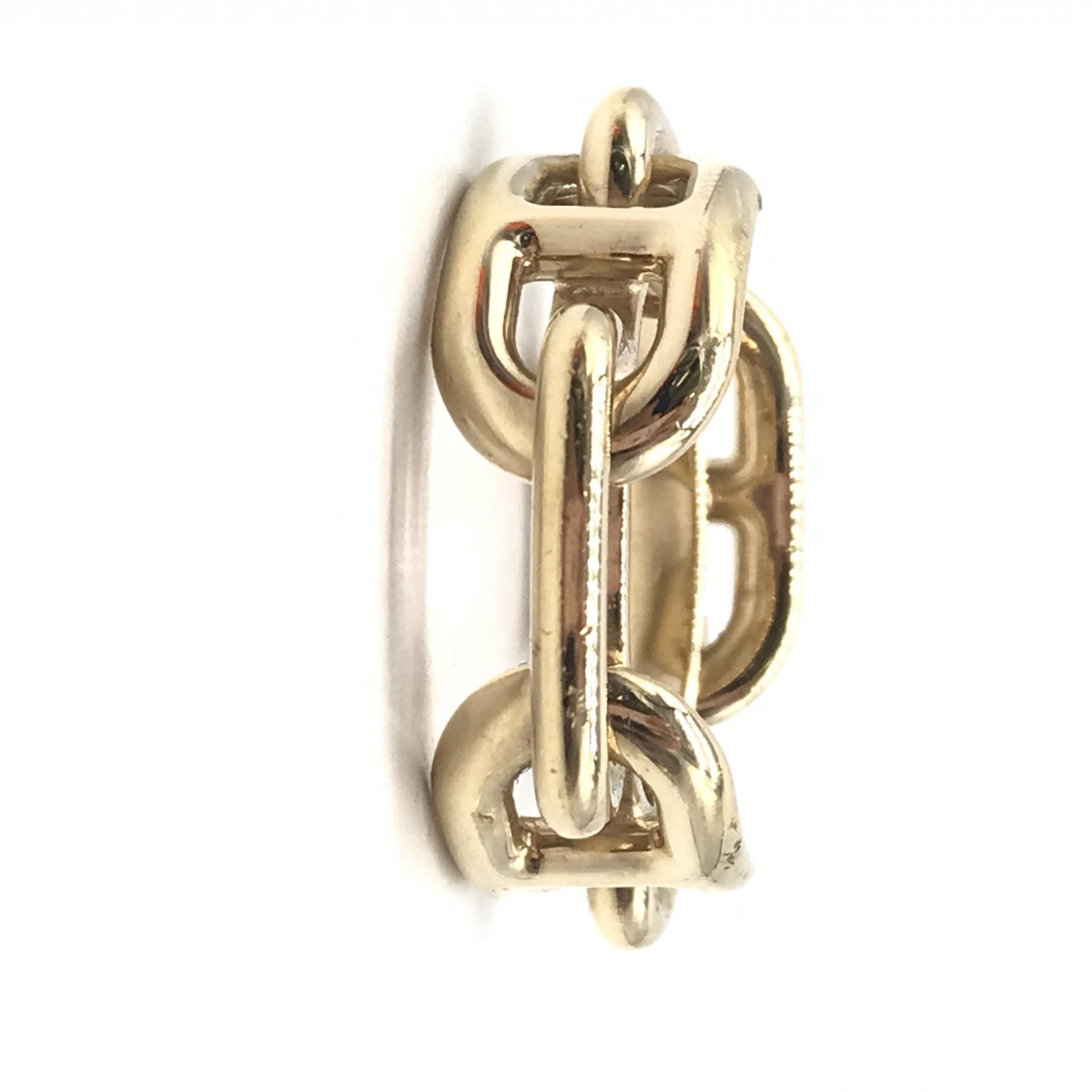 Hermès Gold-Plated Scarf Ring Women's Accessory (Pre-Owned)
