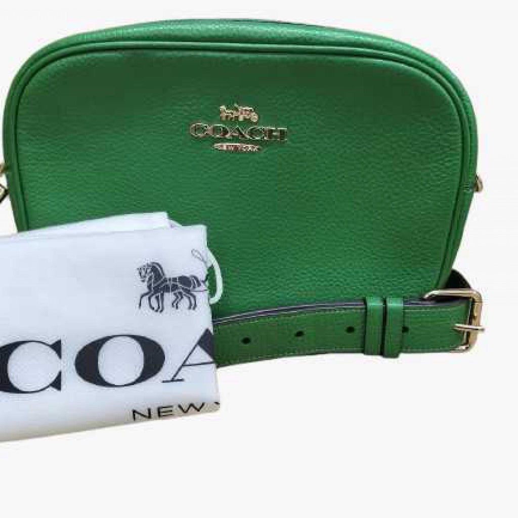 COACH Green Leather Crossbody Camera Women's Bag (Pre-Owned)