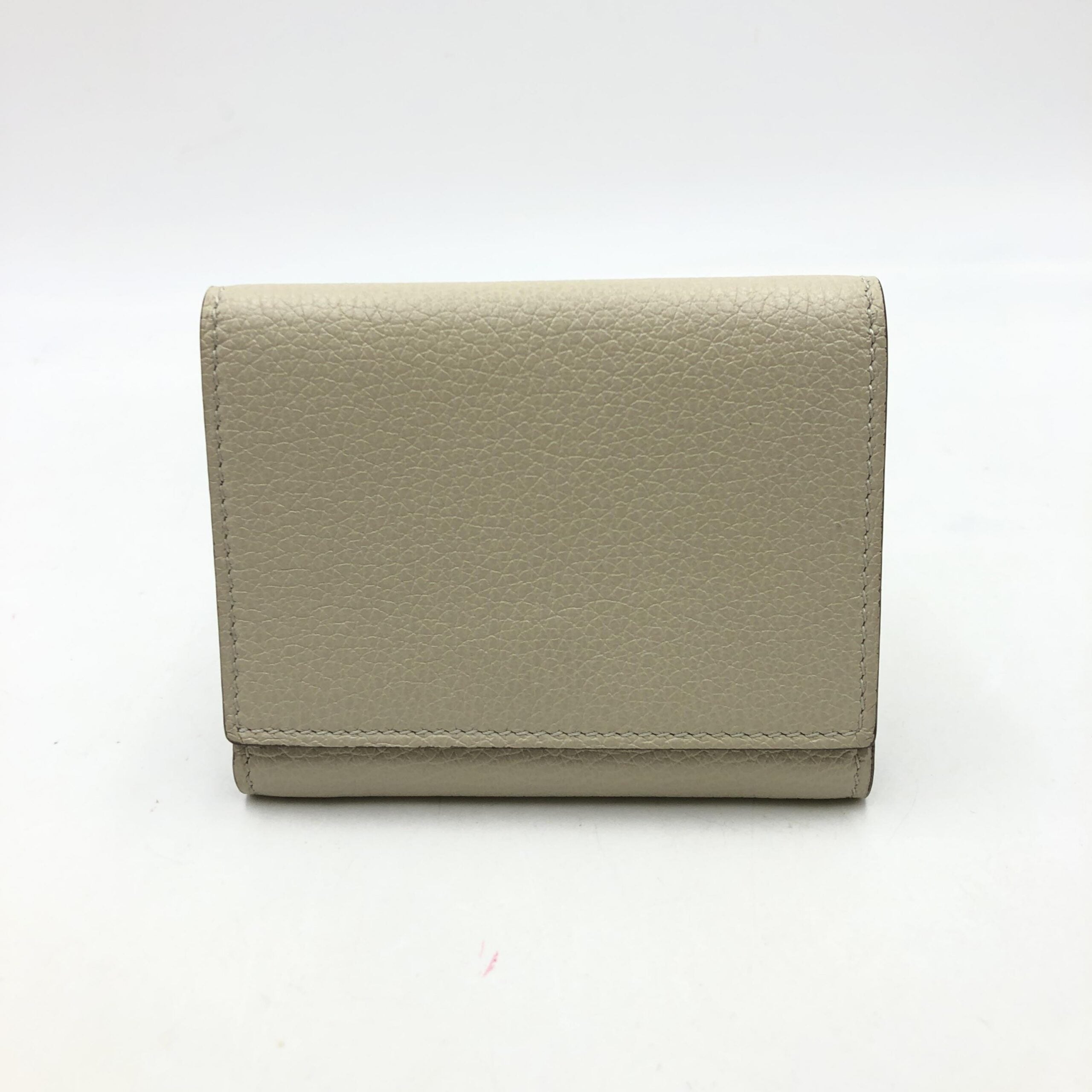 Gucci Ivory Leather Tri-Fold Women's Wallet (Pre-Owned)