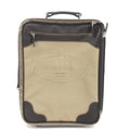 Prada Jacquard Canvas Leather Women's Suitcase (Pre-Owned)