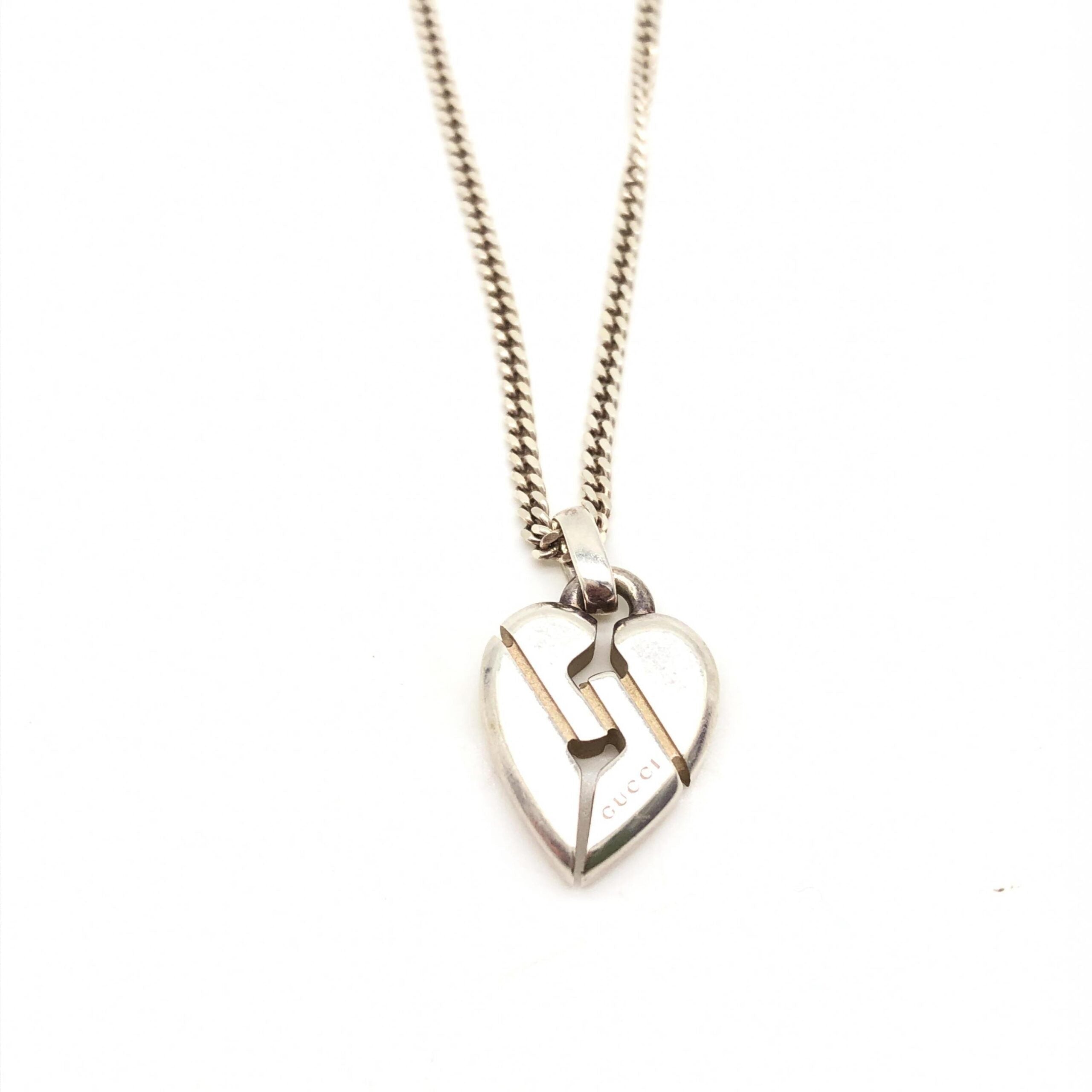 Gucci Heat Knot Silver 925 Pendant Women's Necklace (Pre-Owned)
