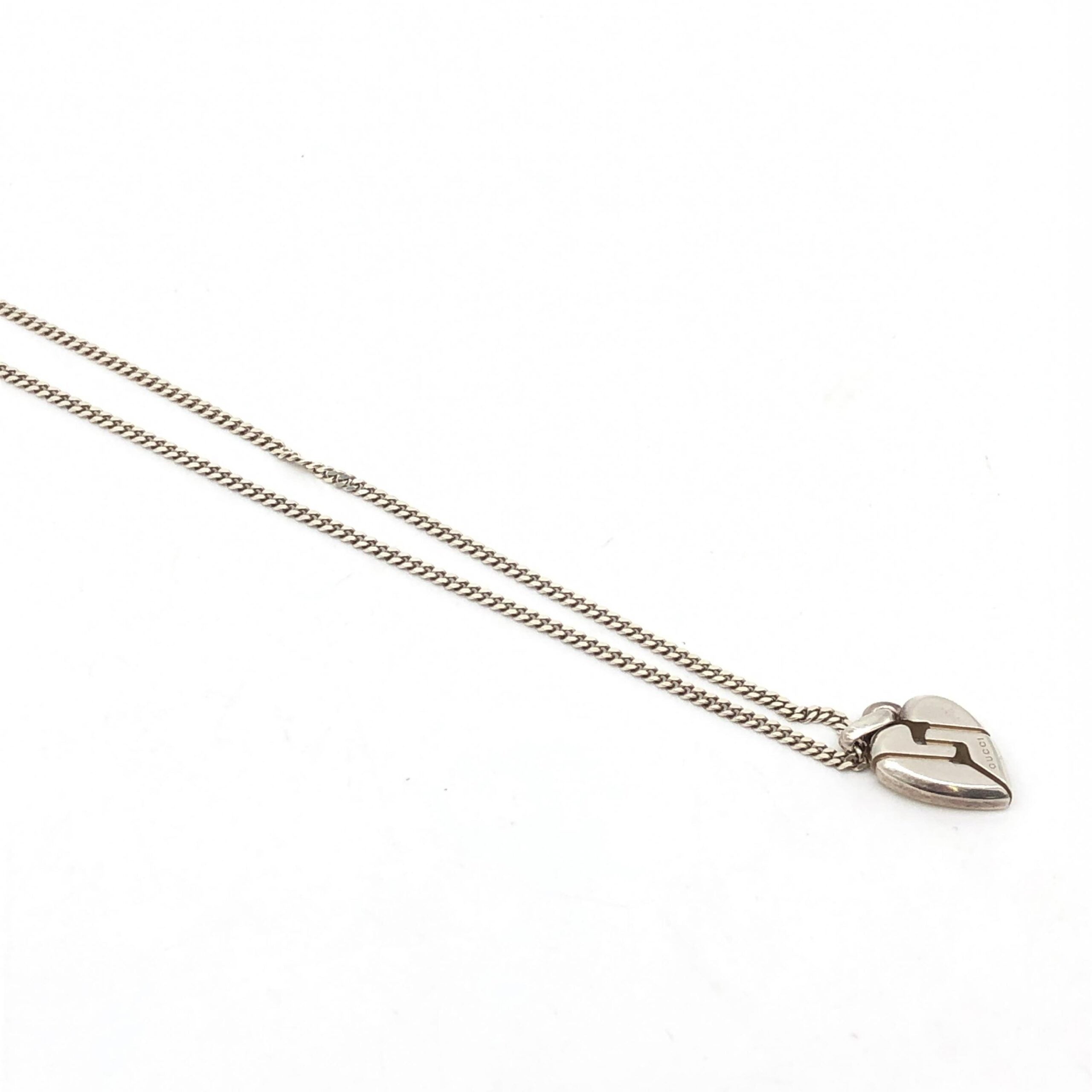 Gucci Heat Knot Silver 925 Pendant Women's Necklace (Pre-Owned)