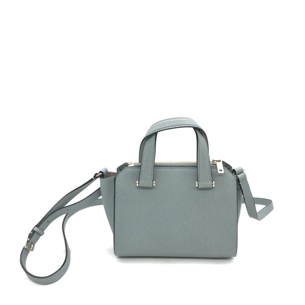 Valextra Leather Tote Bag In Women's Gray (Pre-Owned)
