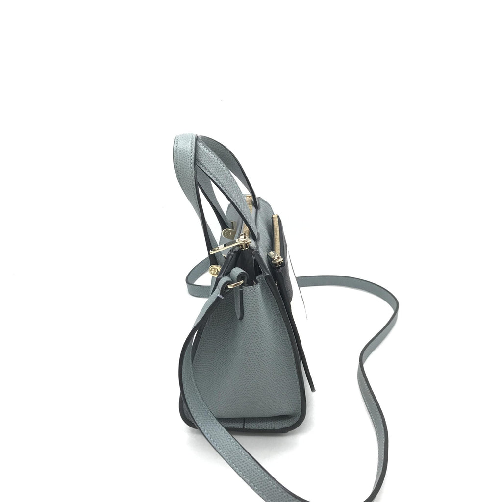 Valextra Leather Tote Bag In Women's Gray (Pre-Owned)