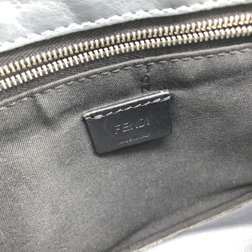 Fendi Leather Pouch With Monster Women's Design (Pre-Owned)