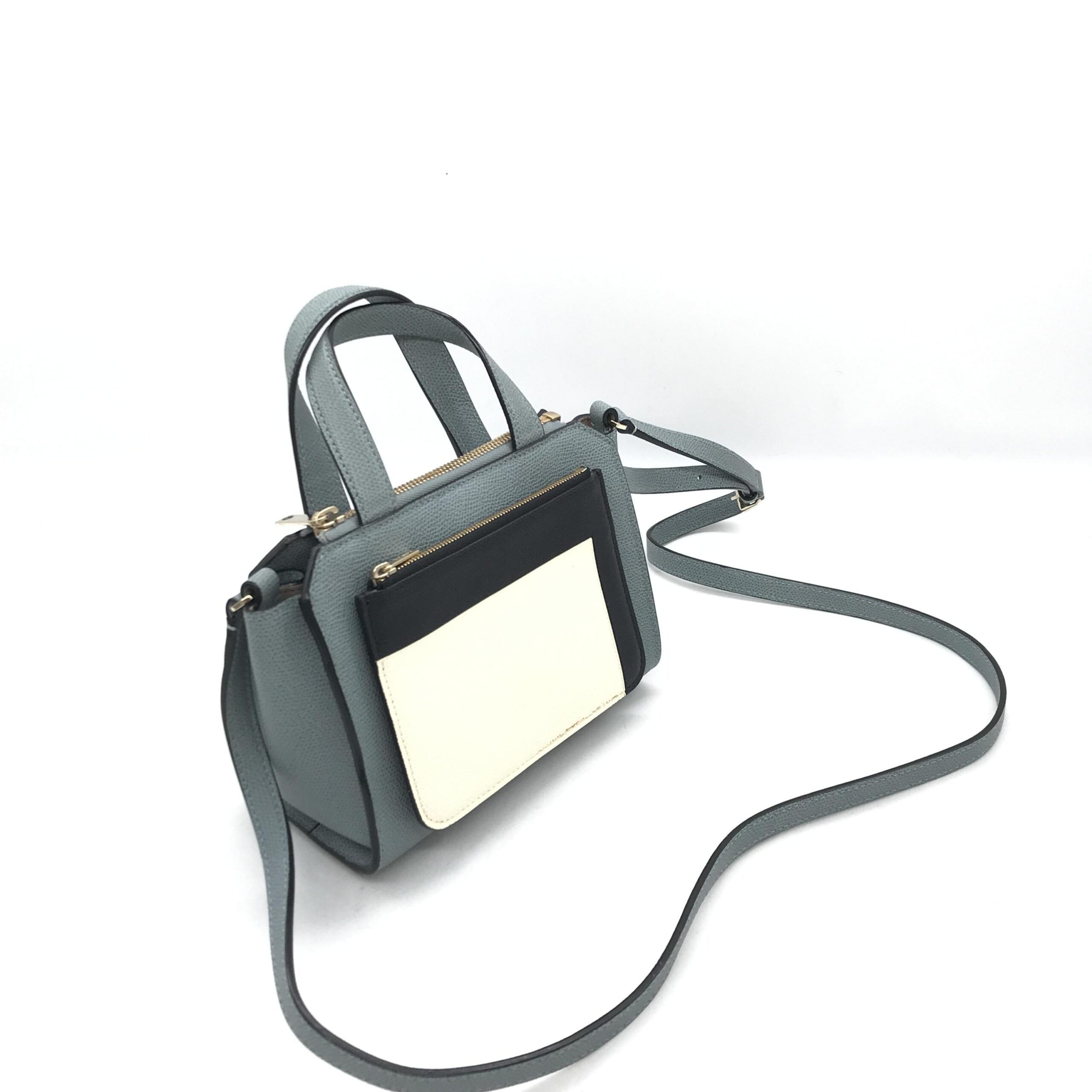 Valextra Leather Tote Bag In Women's Gray (Pre-Owned)