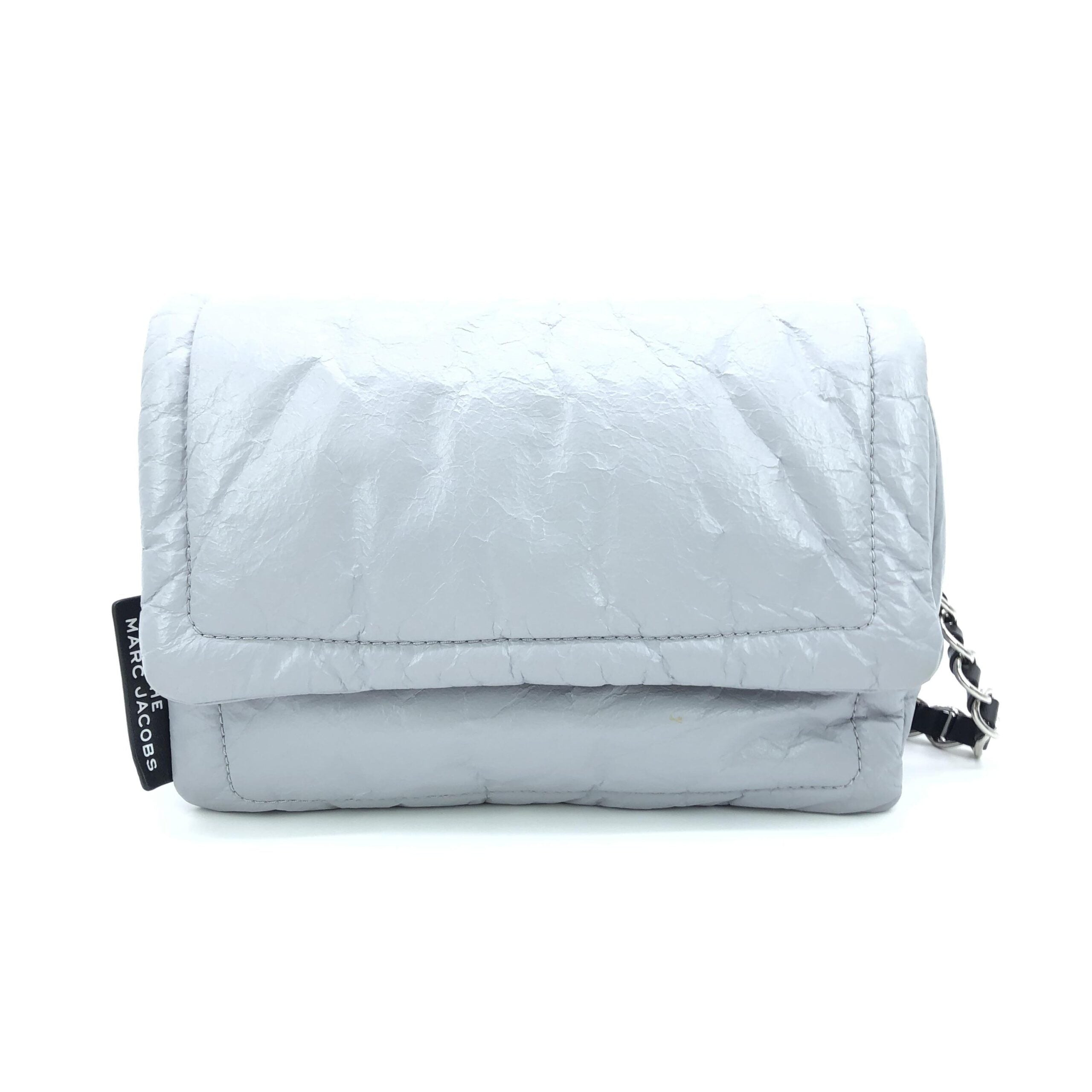Marc Jacobs Light Grey Padded Chain Shoulder Women's Bag (Pre-Owned)