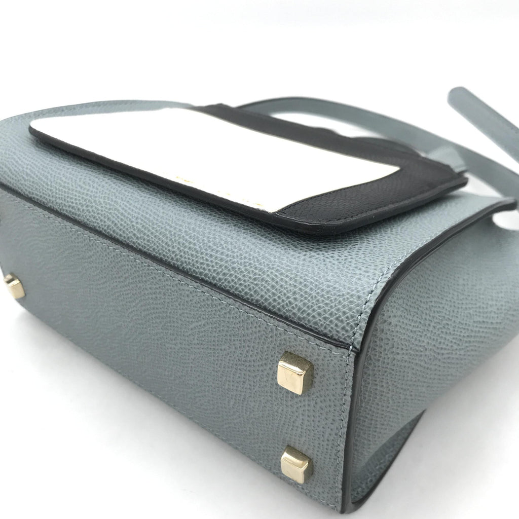 Valextra Leather Tote Bag In Women's Gray (Pre-Owned)