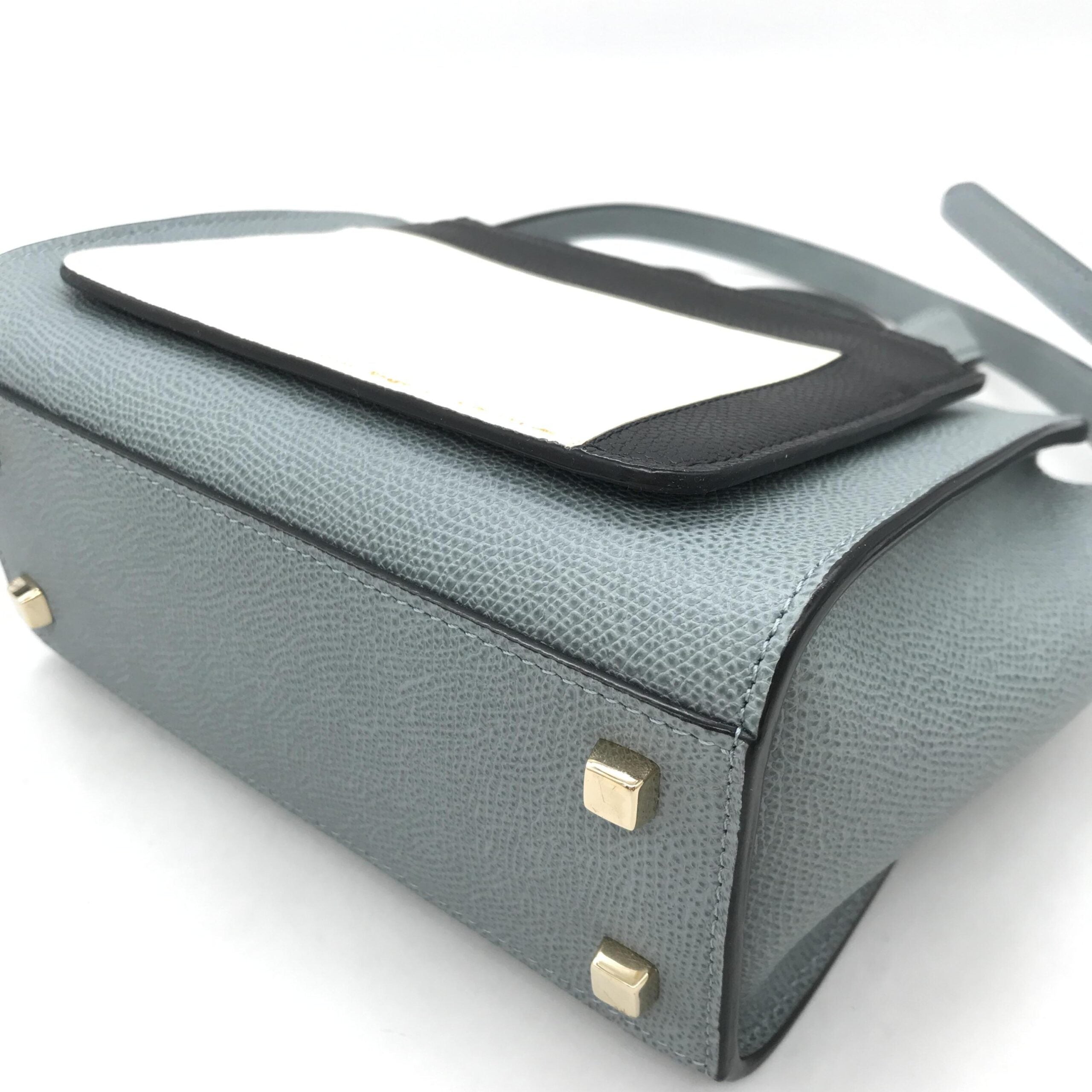 Valextra Leather Tote Bag In Women's Gray (Pre-Owned)