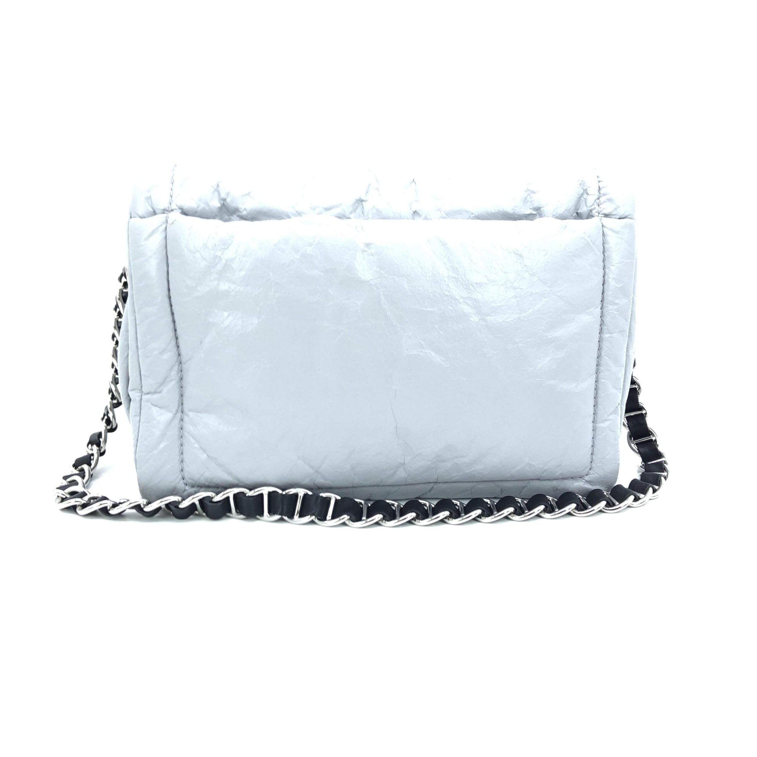 Marc Jacobs Light Grey Padded Chain Shoulder Women's Bag (Pre-Owned)