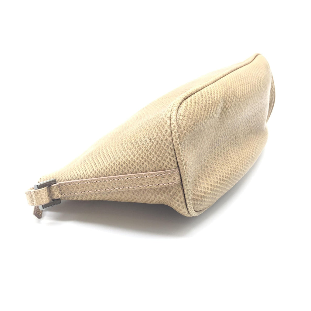 Gucci Light Beige Textured Leather Women's Handbag (Pre-Owned)