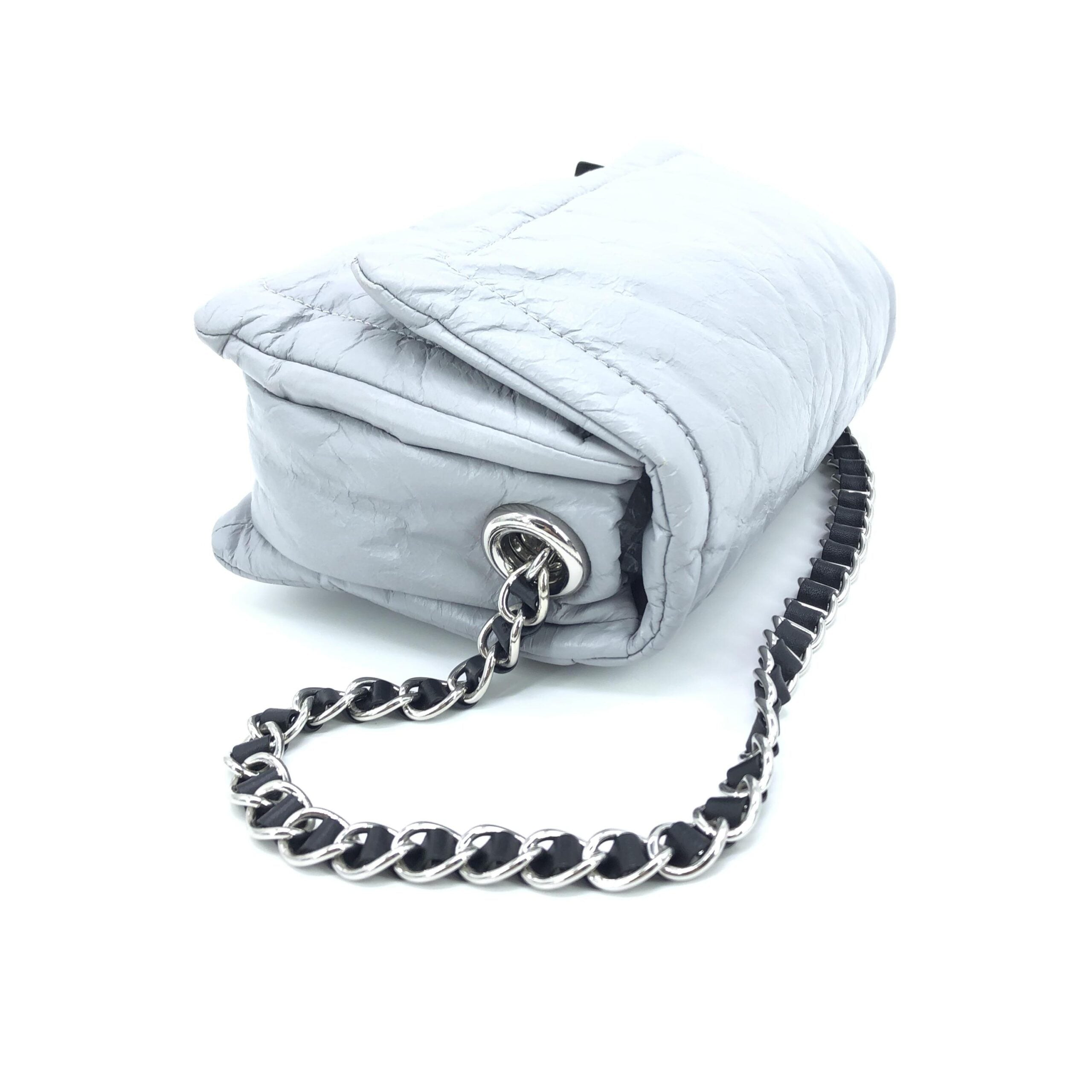 Marc Jacobs Light Grey Padded Chain Shoulder Women's Bag (Pre-Owned)