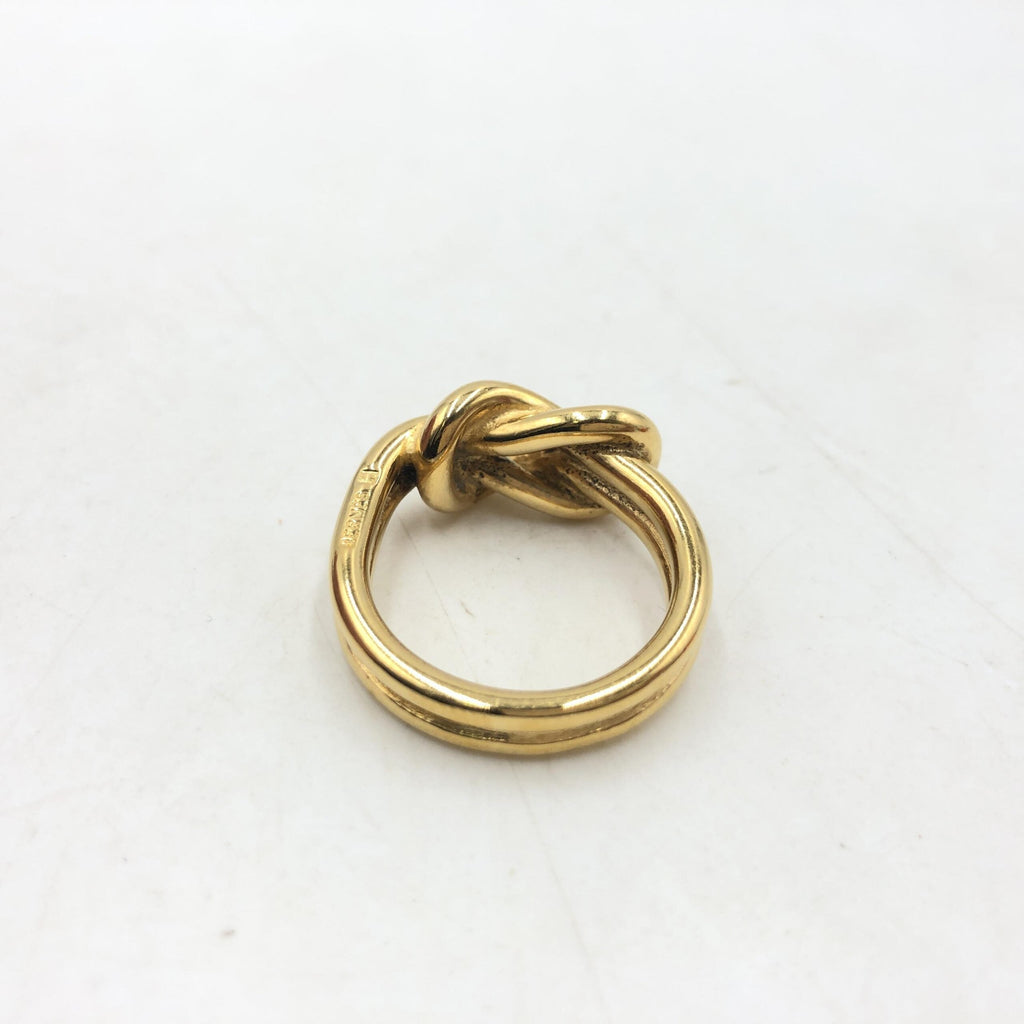 Hermès Hermes Vintage And Antique Plain Gold Women's Ring (Pre-Owned)