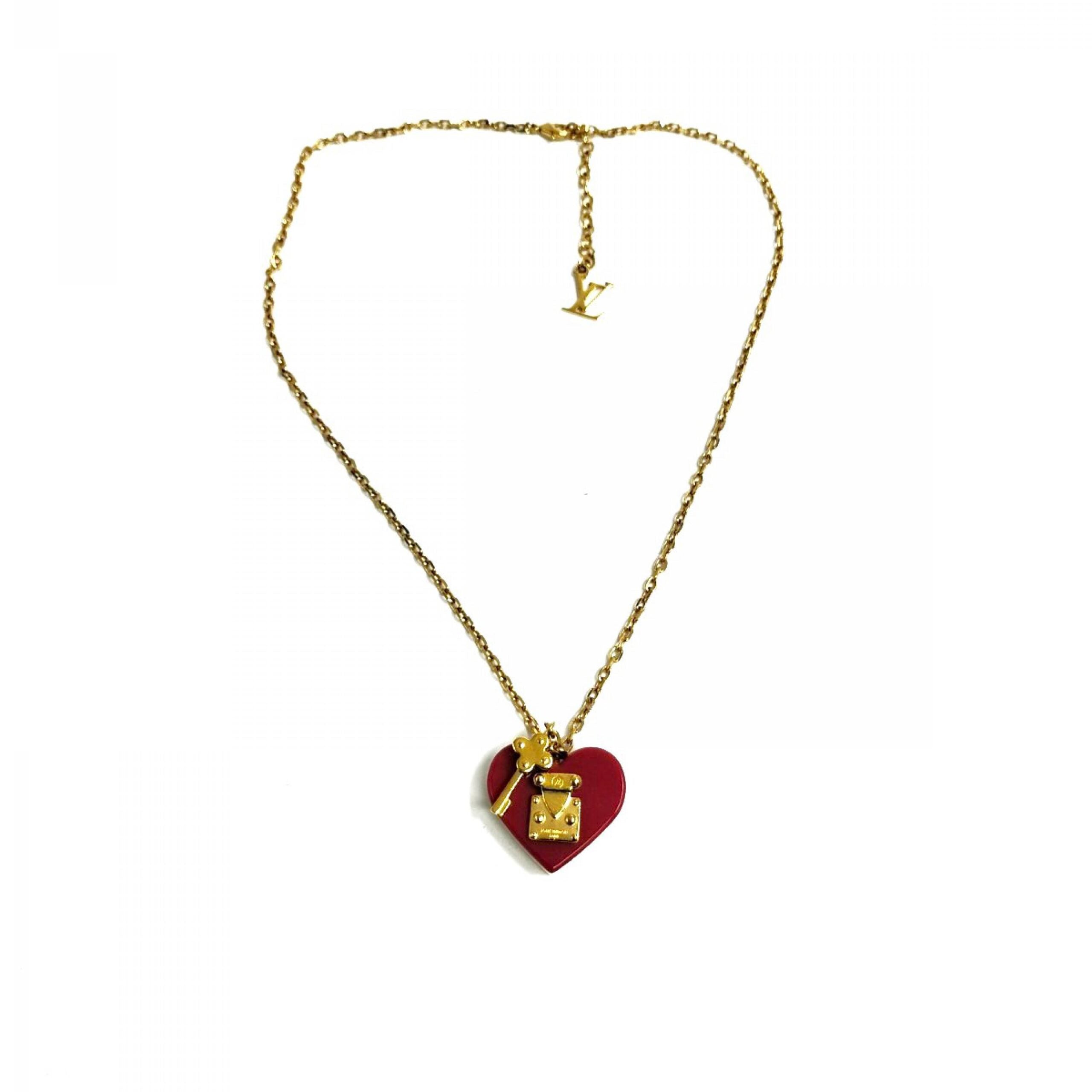 Louis Vuitton LV Heart Women's Necklace (Pre-Owned)