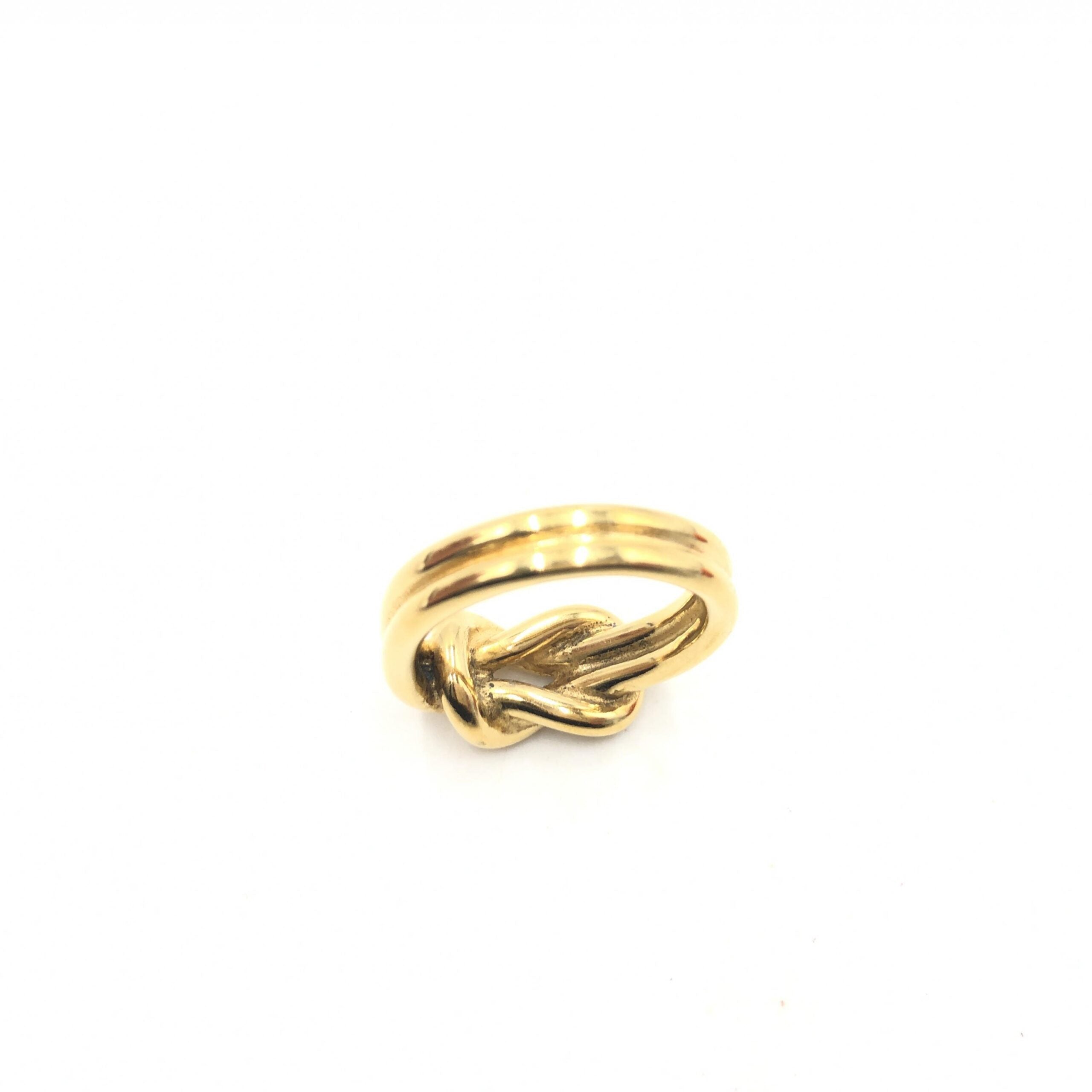 Hermès Hermes Vintage And Antique Plain Gold Women's Ring (Pre-Owned)