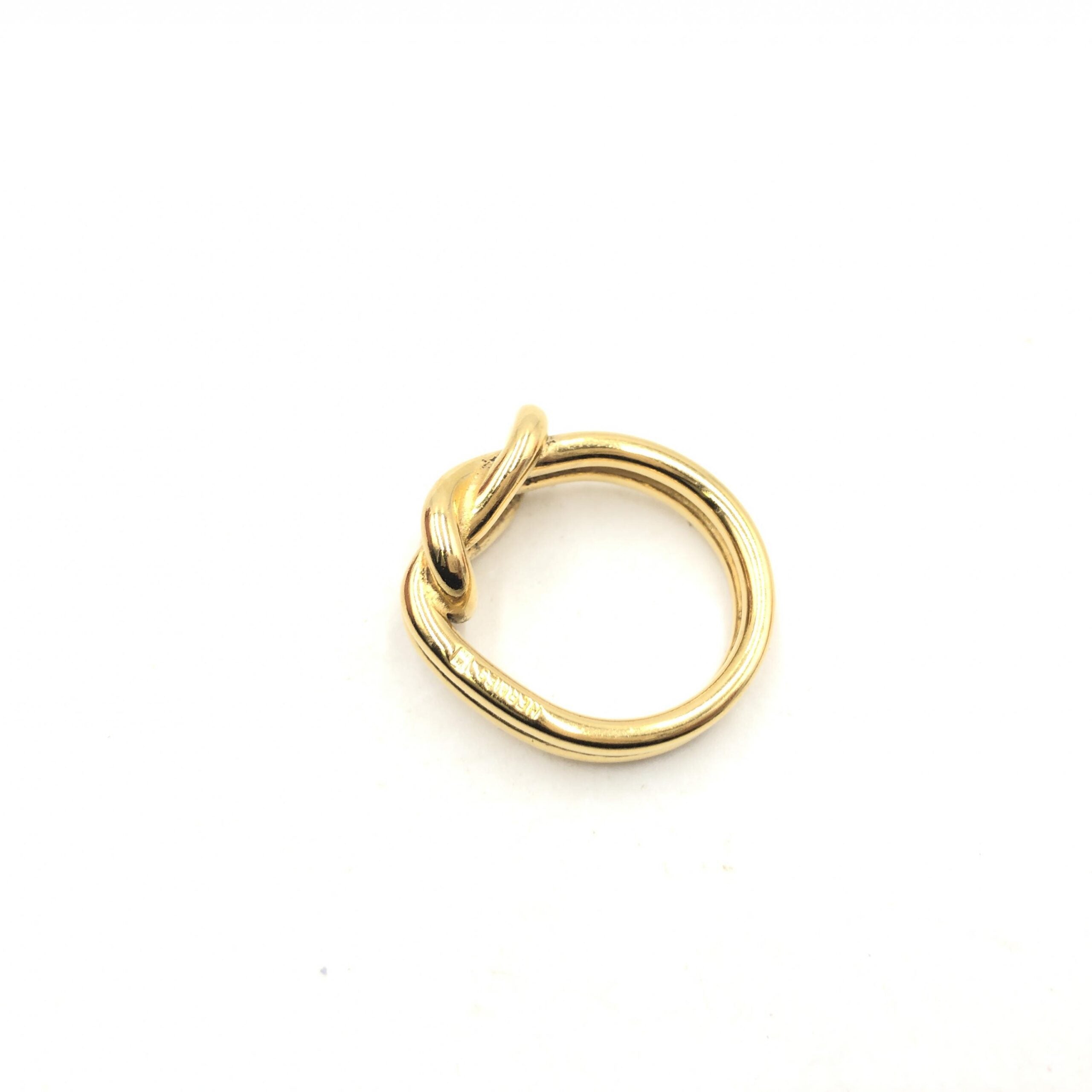 Hermès Hermes Vintage And Antique Plain Gold Women's Ring (Pre-Owned)