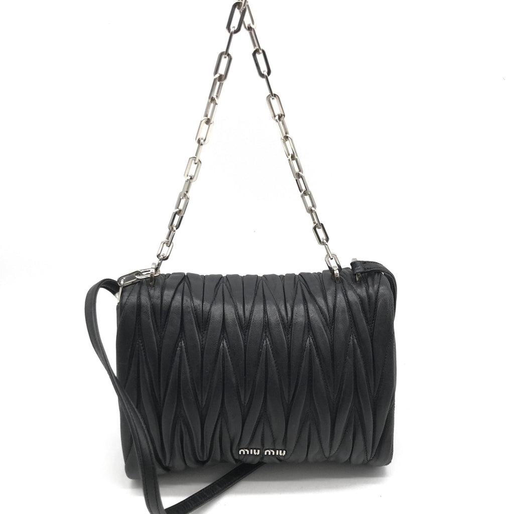 Miu Miu Matelasse Chain Shoulder Women's Bag (Pre-Owned)