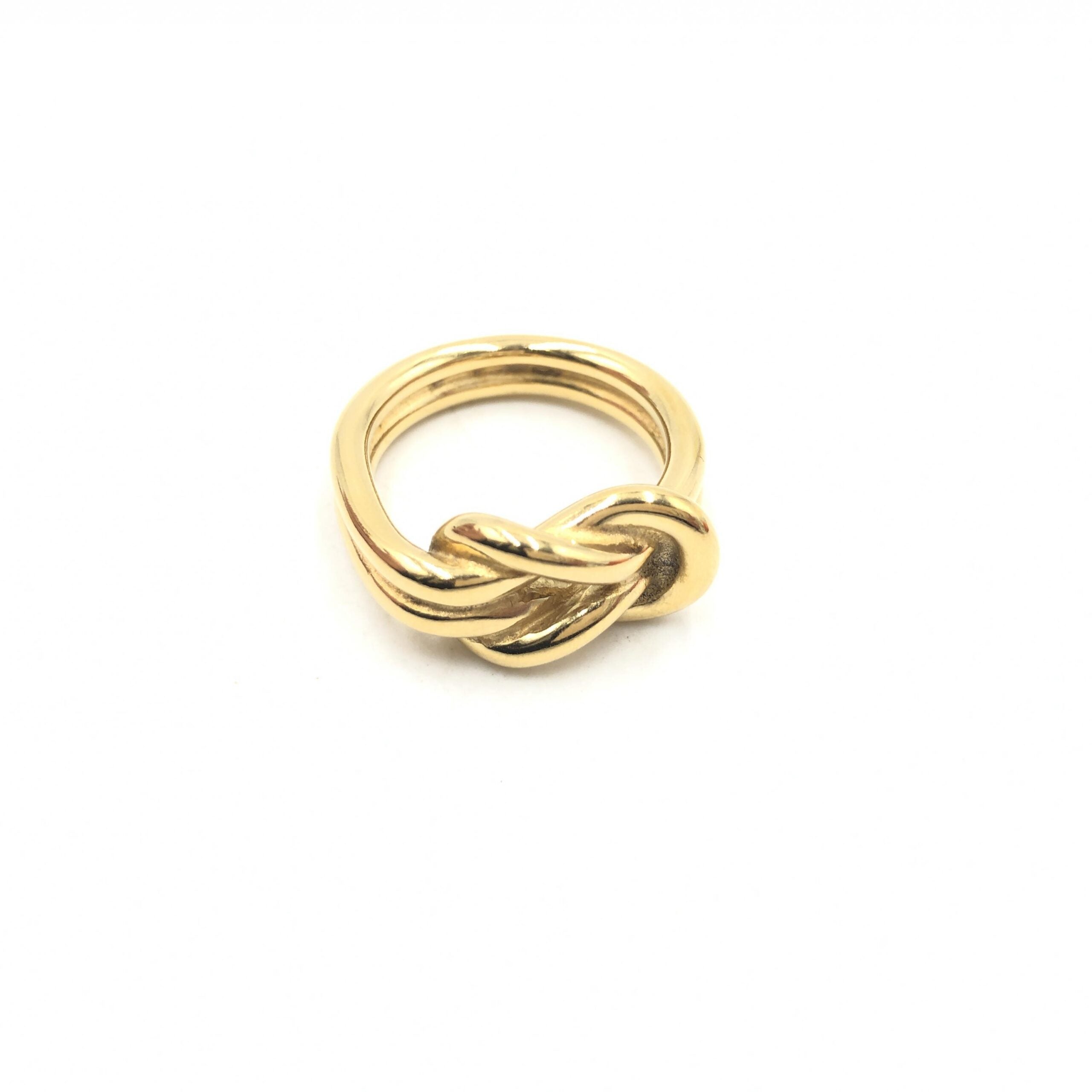 Hermès Hermes Vintage And Antique Plain Gold Women's Ring (Pre-Owned)