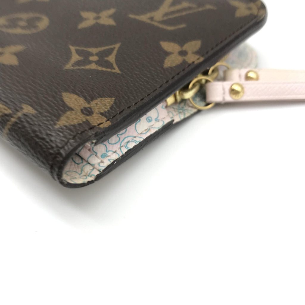 Louis Vuitton Monogram Canvas Zip Around Women's Wallet (Pre-Owned)