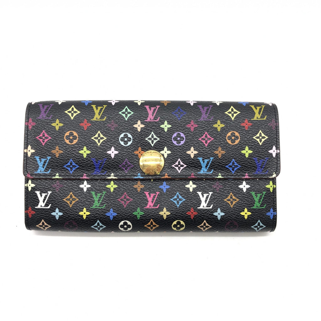 Louis Vuitton Multicolore Monogram Pattern Coated Canvas Sarah Women's Wallet (Pre-Owned)