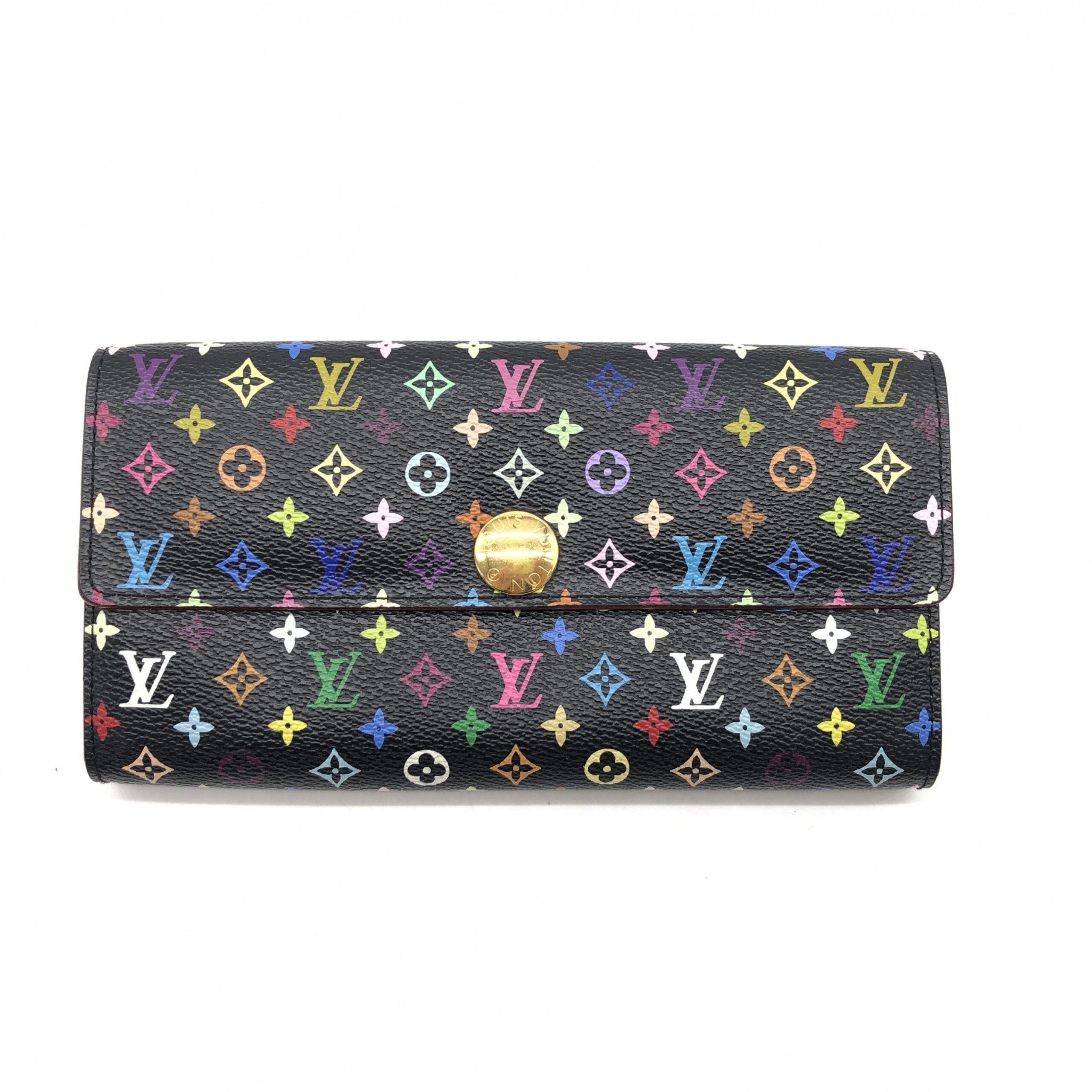 Louis Vuitton Multicolore Monogram Pattern Coated Canvas Sarah Women's Wallet (Pre-Owned)