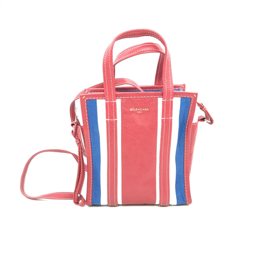 Balenciaga Multicolor Striped Leather Tote Women's Bag (Pre-Owned)