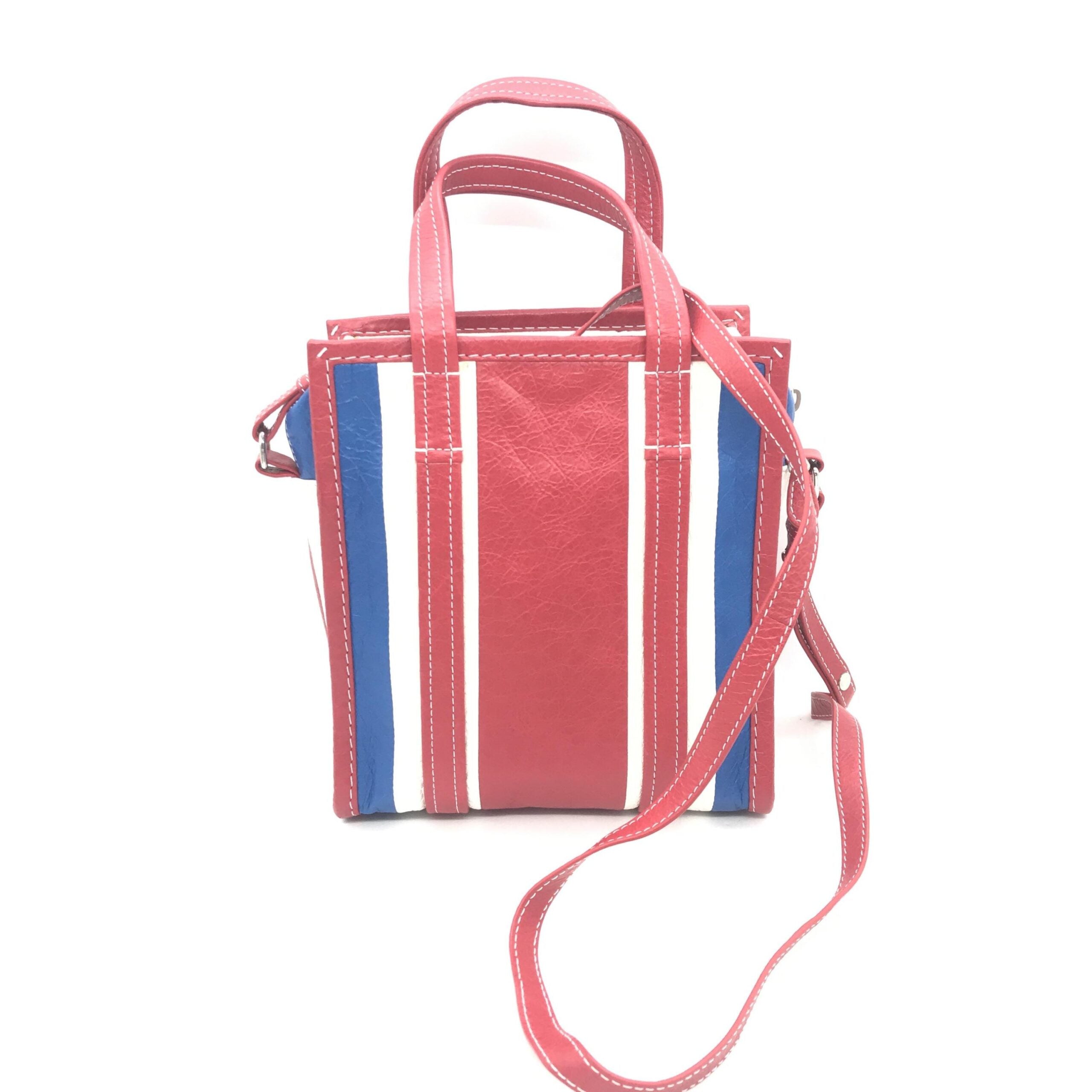 Balenciaga Multicolor Striped Leather Tote Women's Bag (Pre-Owned)