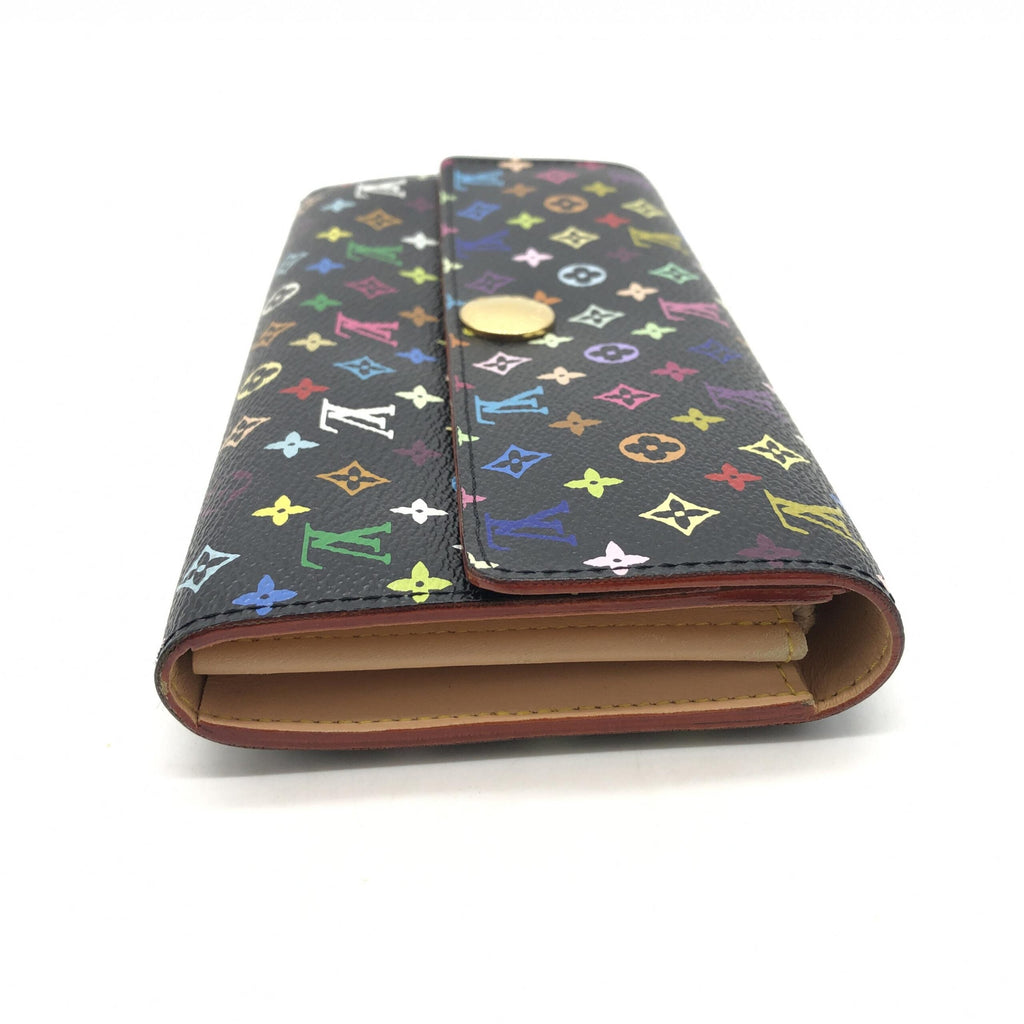 Louis Vuitton Multicolore Monogram Pattern Coated Canvas Sarah Women's Wallet (Pre-Owned)