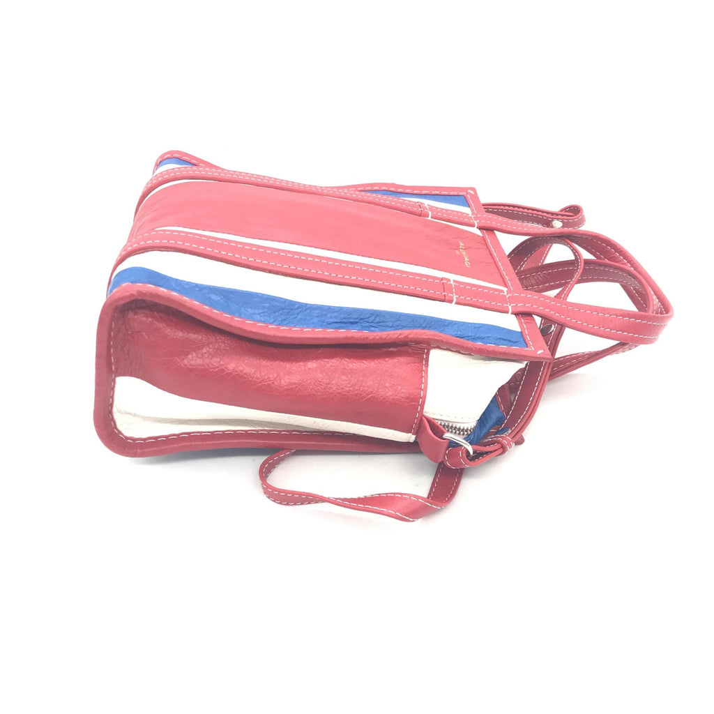 Balenciaga Multicolor Striped Leather Tote Women's Bag (Pre-Owned)