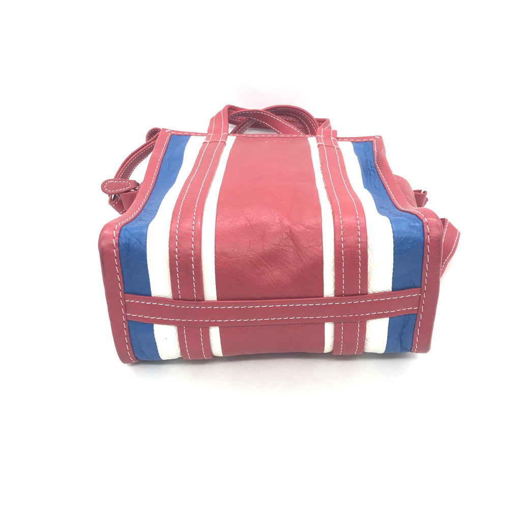 Balenciaga Multicolor Striped Leather Tote Women's Bag (Pre-Owned)