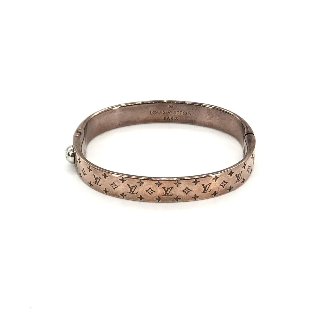 Louis Vuitton Nanogram Cuff Women's Bangle/Plated (Pre-Owned)
