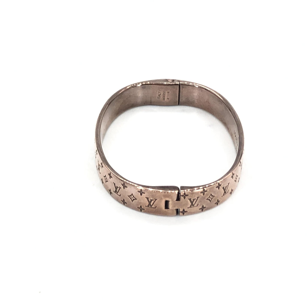 Louis Vuitton Nanogram Cuff Women's Bangle/Plated (Pre-Owned)