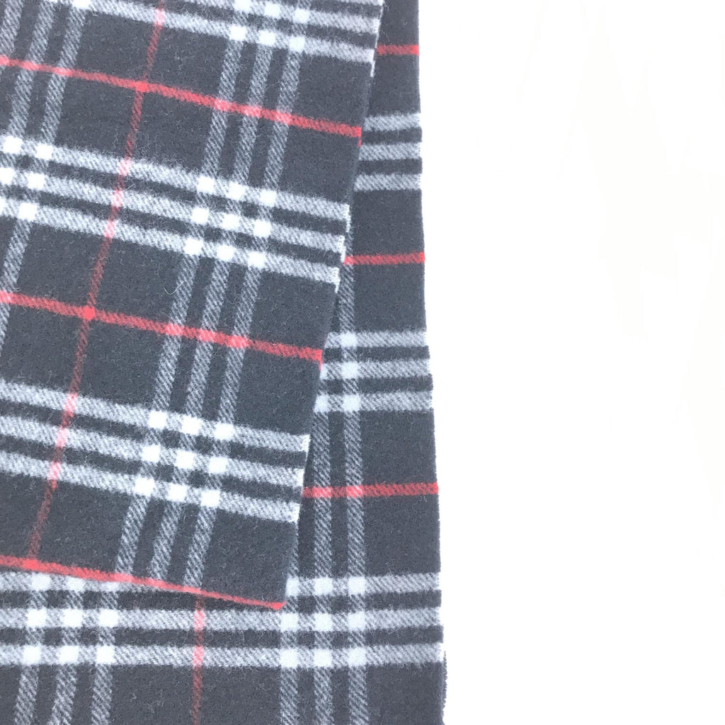 Burberry Nova Check Wool Scarf With Women's Fringe (Pre-Owned)