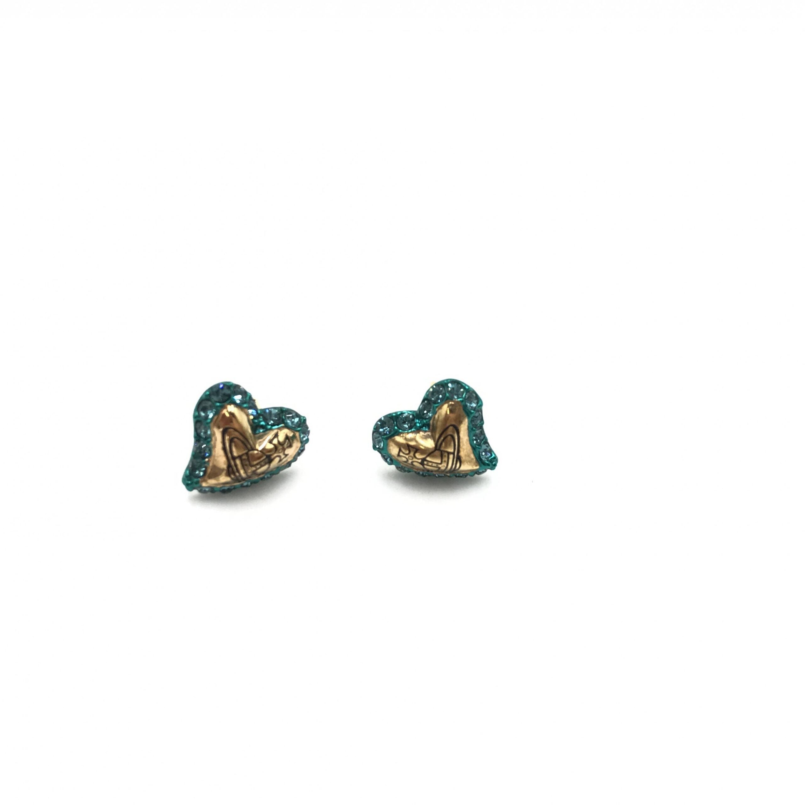 Vivienne Westwood Orb Heart Women's Earrings (Pre-Owned)