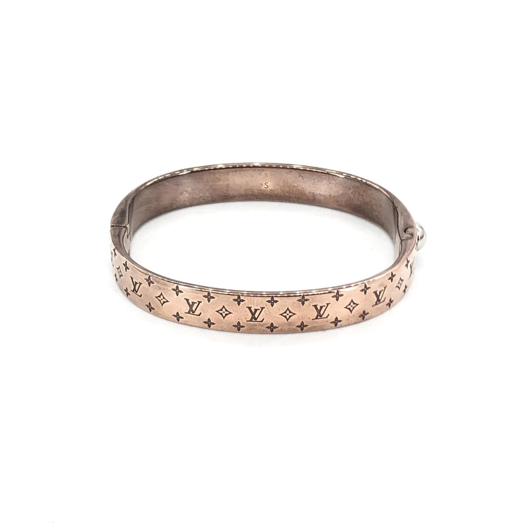 Louis Vuitton Nanogram Cuff Women's Bangle/Plated (Pre-Owned)