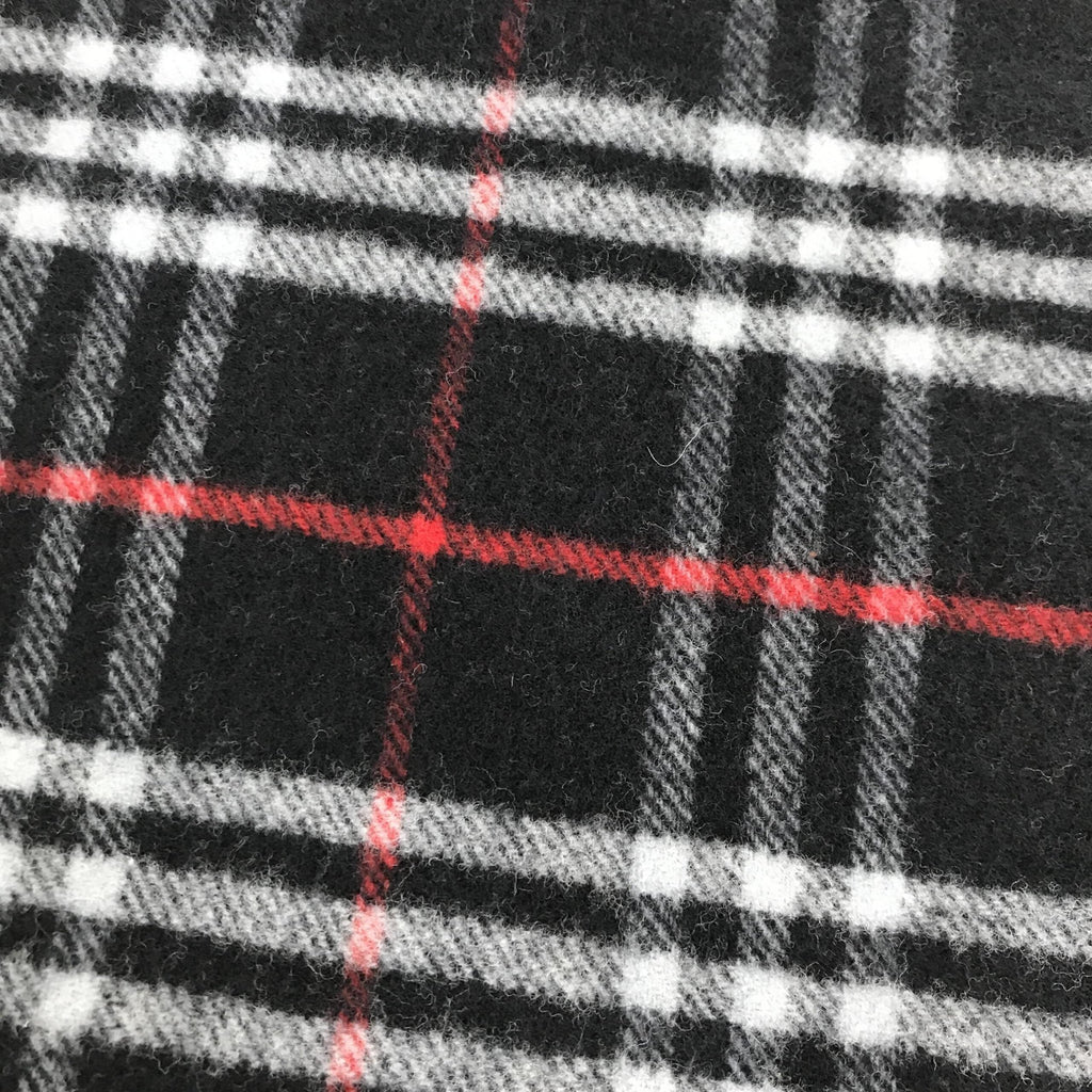 Burberry Nova Check Wool Scarf With Women's Fringe (Pre-Owned)