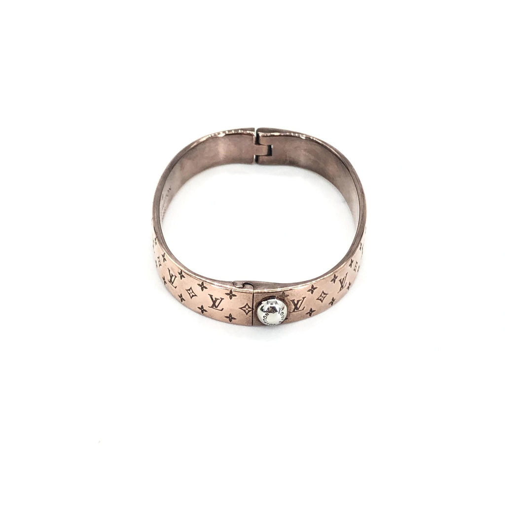 Louis Vuitton Nanogram Cuff Women's Bangle/Plated (Pre-Owned)