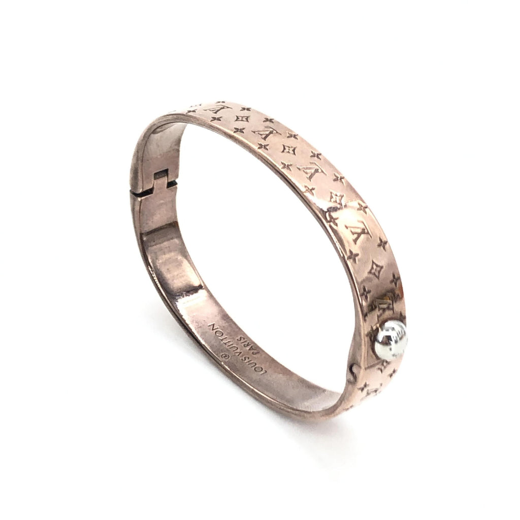 Louis Vuitton Nanogram Cuff Women's Bangle/Plated (Pre-Owned)