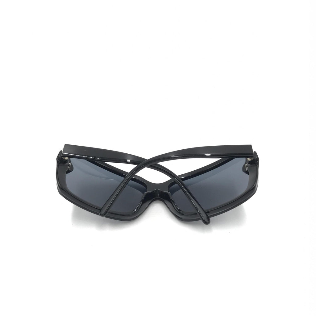 Chanel Oversized Black Sunglasses With Women's Case (Pre-Owned)