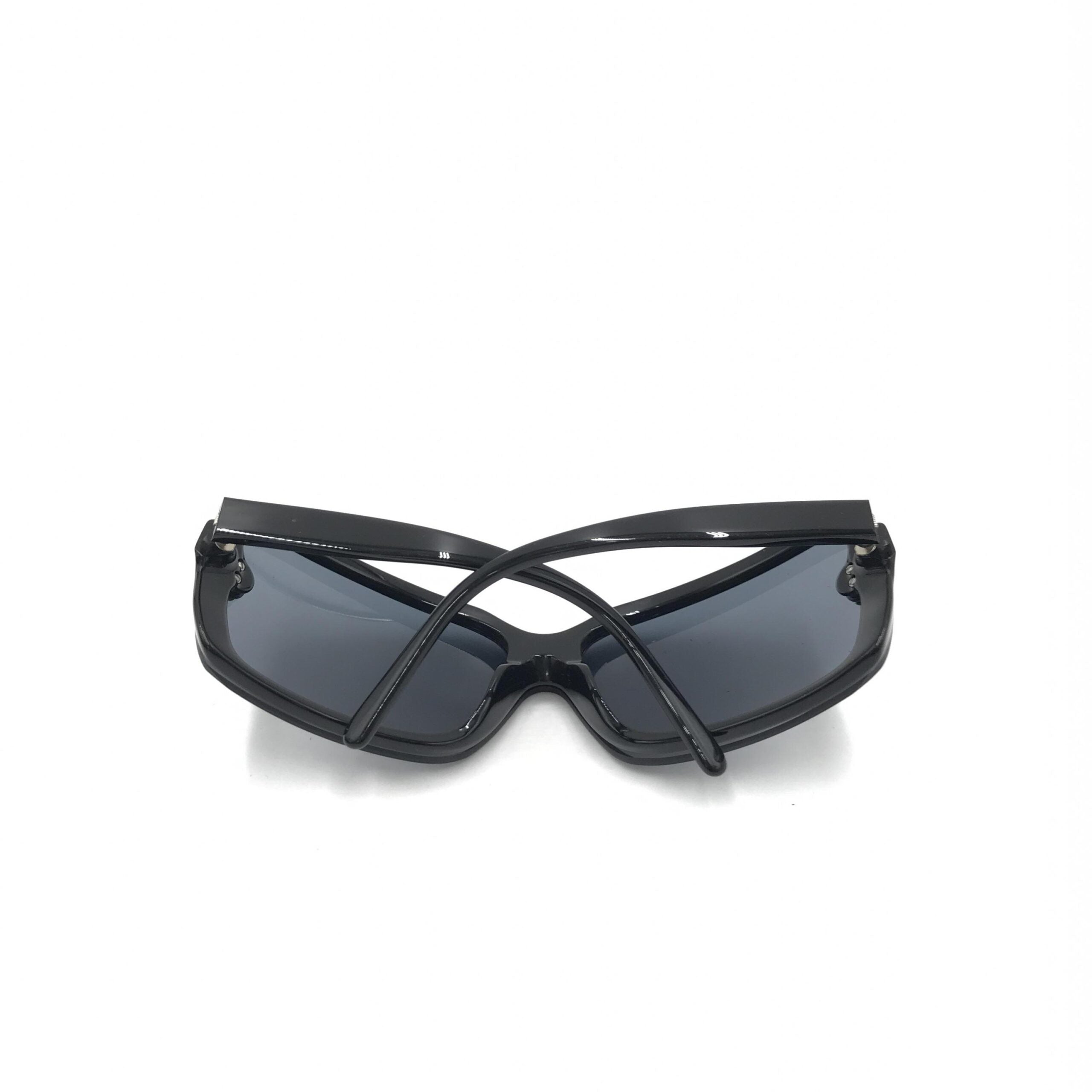 Chanel Oversized Black Sunglasses With Women's Case (Pre-Owned)